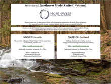 Tablet Screenshot of nwmun.org